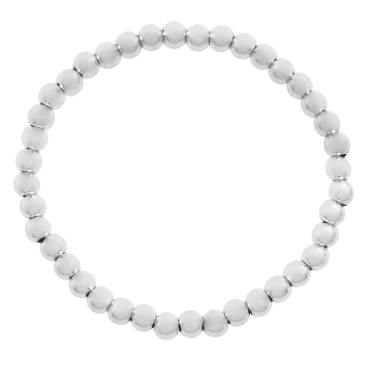 5mm Silver/Gold Bead Bracelet