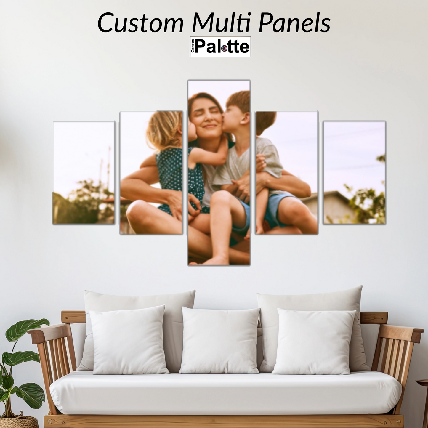 Split Canvas Print 5  Custom Multi Panel
