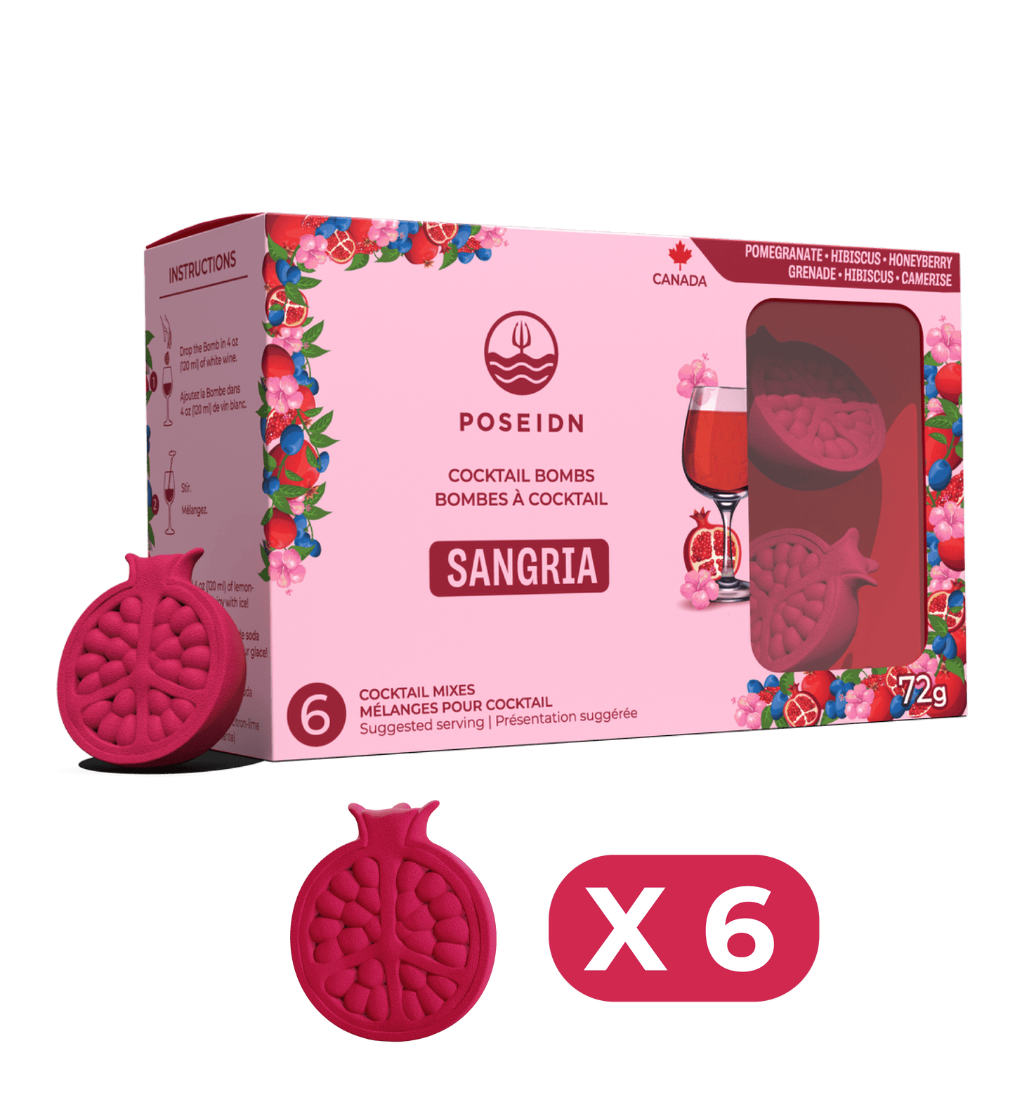 Pomegranate, Hibiscus & Honeyberry