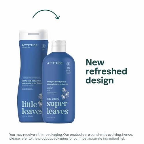 Attitude - Shampoo & Body Wash - Blueberry (473ml)