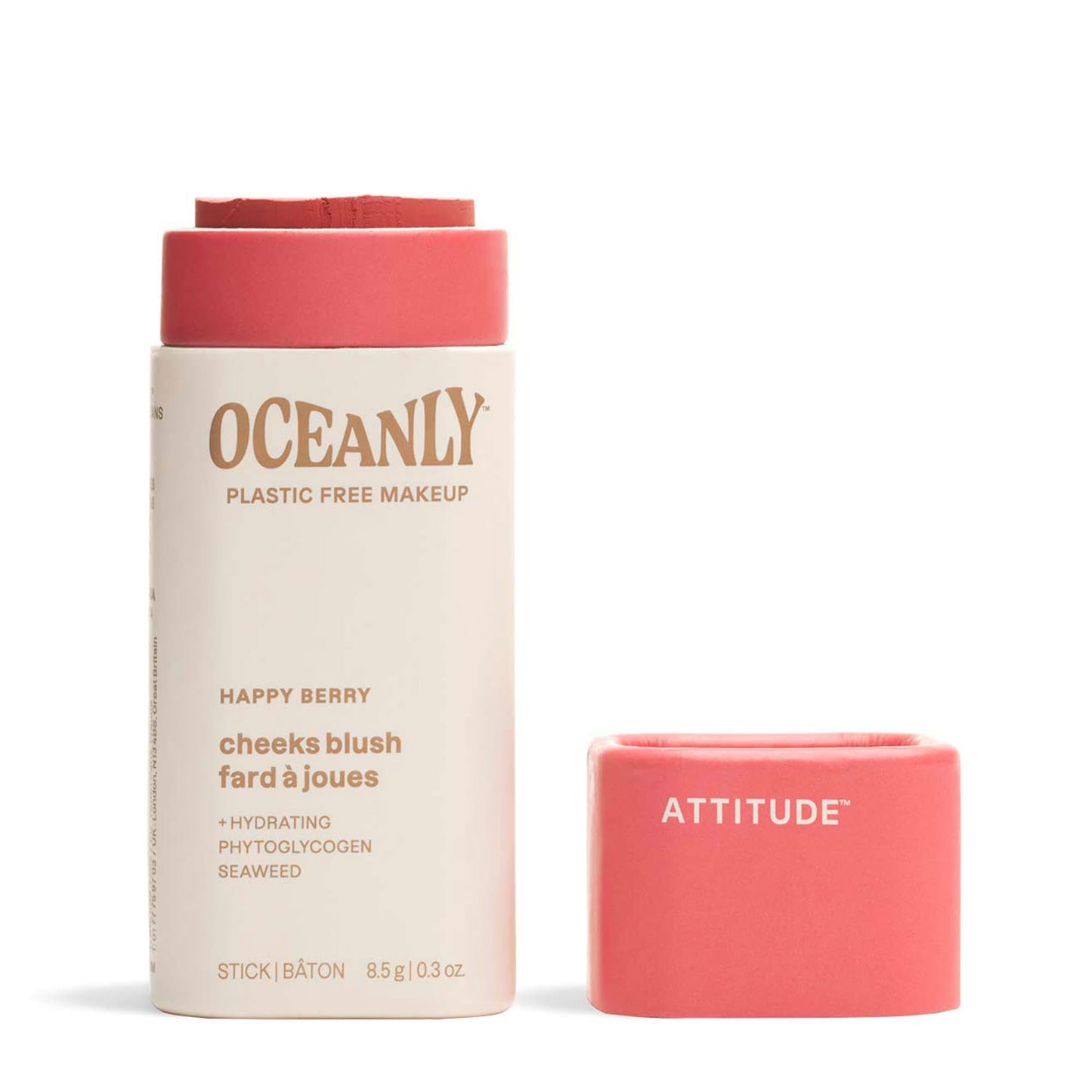 Attitude - Oceanly Lip gloss - Happy Berry (3.4g)