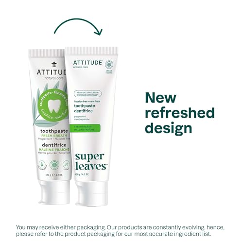 Attitude - Toothpaste Fluoride - Fresh Breath (120g 6)