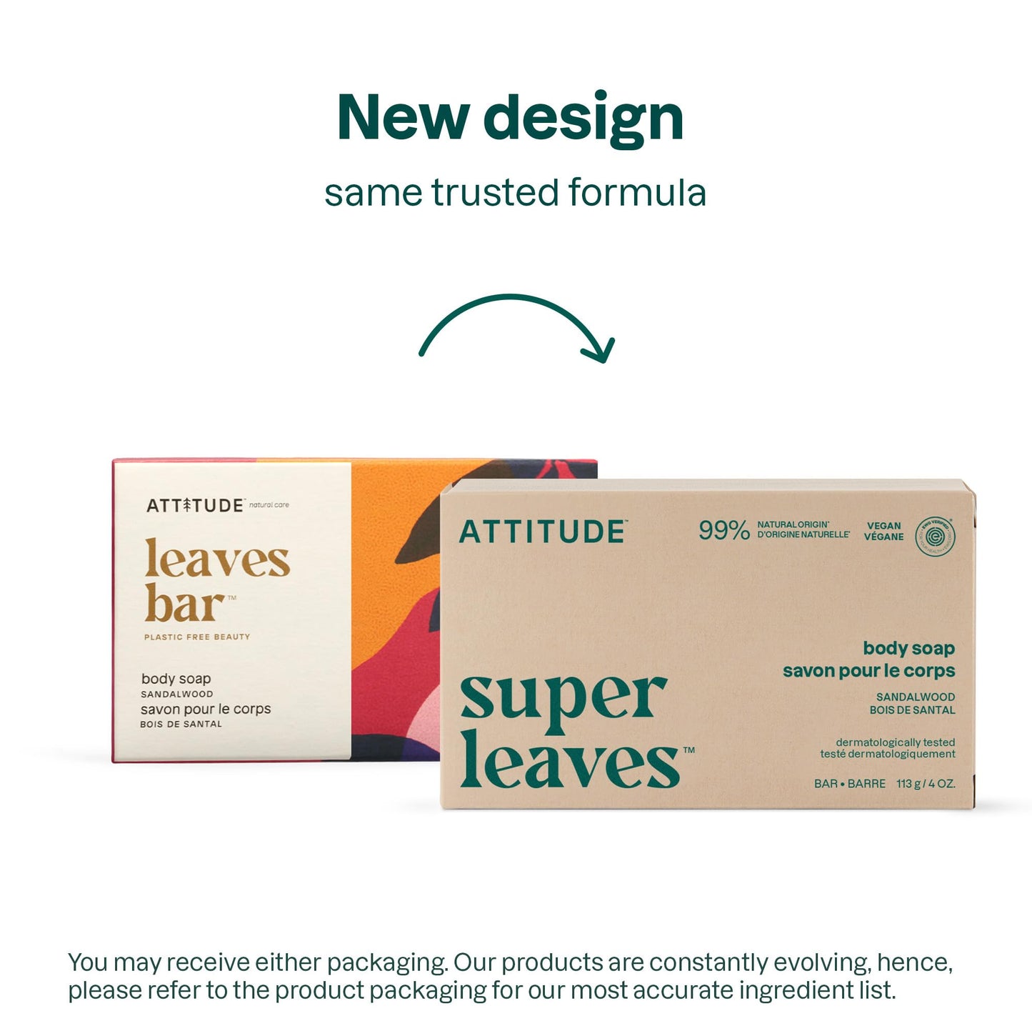 Attitude - Dry Body Oil Stick - Sandalwood (85g 6)