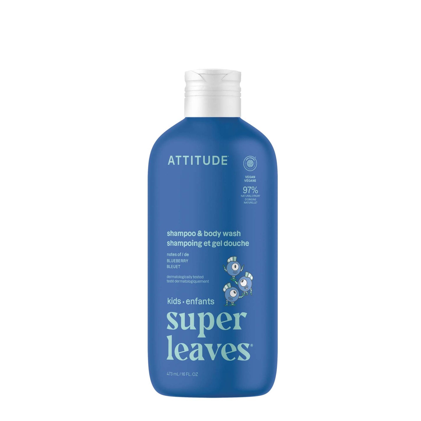 Attitude - Bubble Bath - Blueberry (473ml)