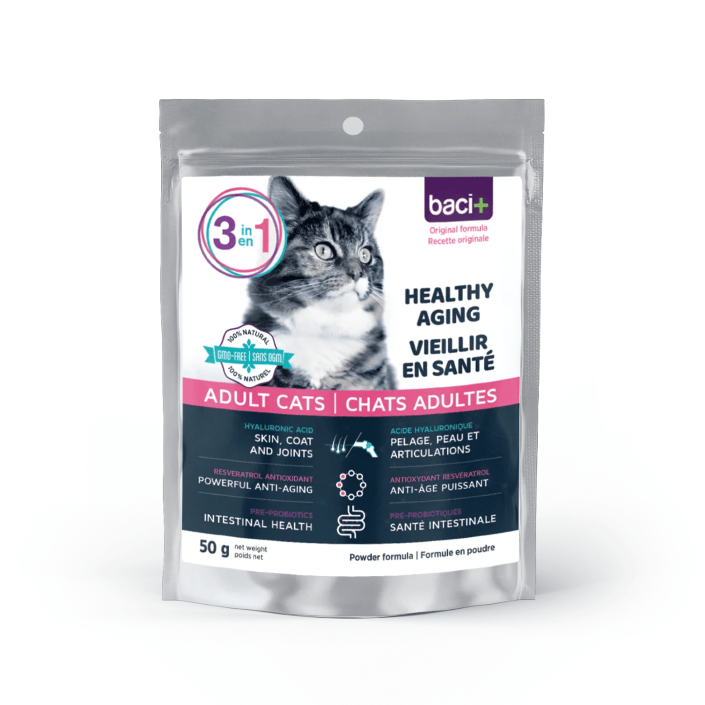 3en1 – Soutien Articulaire, Digestif & Cardiaque pour Chats Seniors
