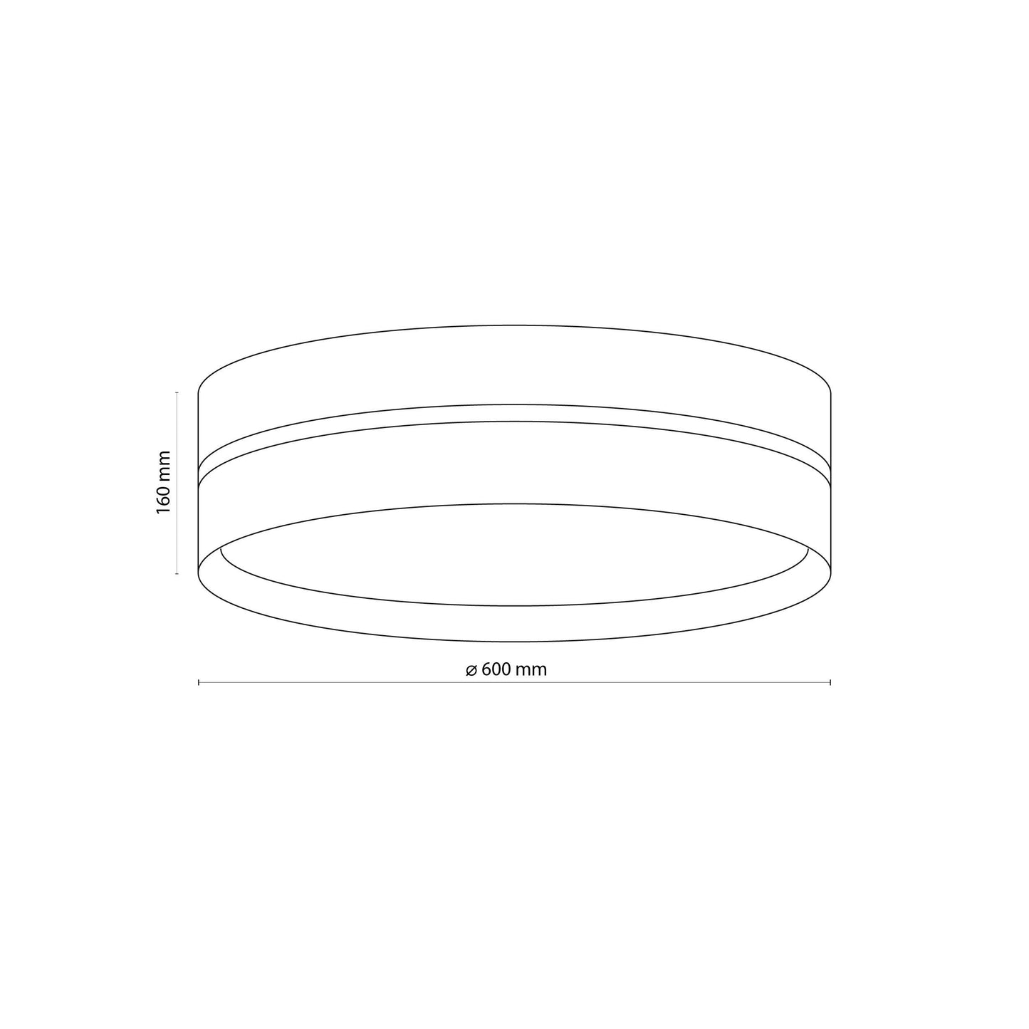 LINOBIANCO Natural Flush Mount  Light