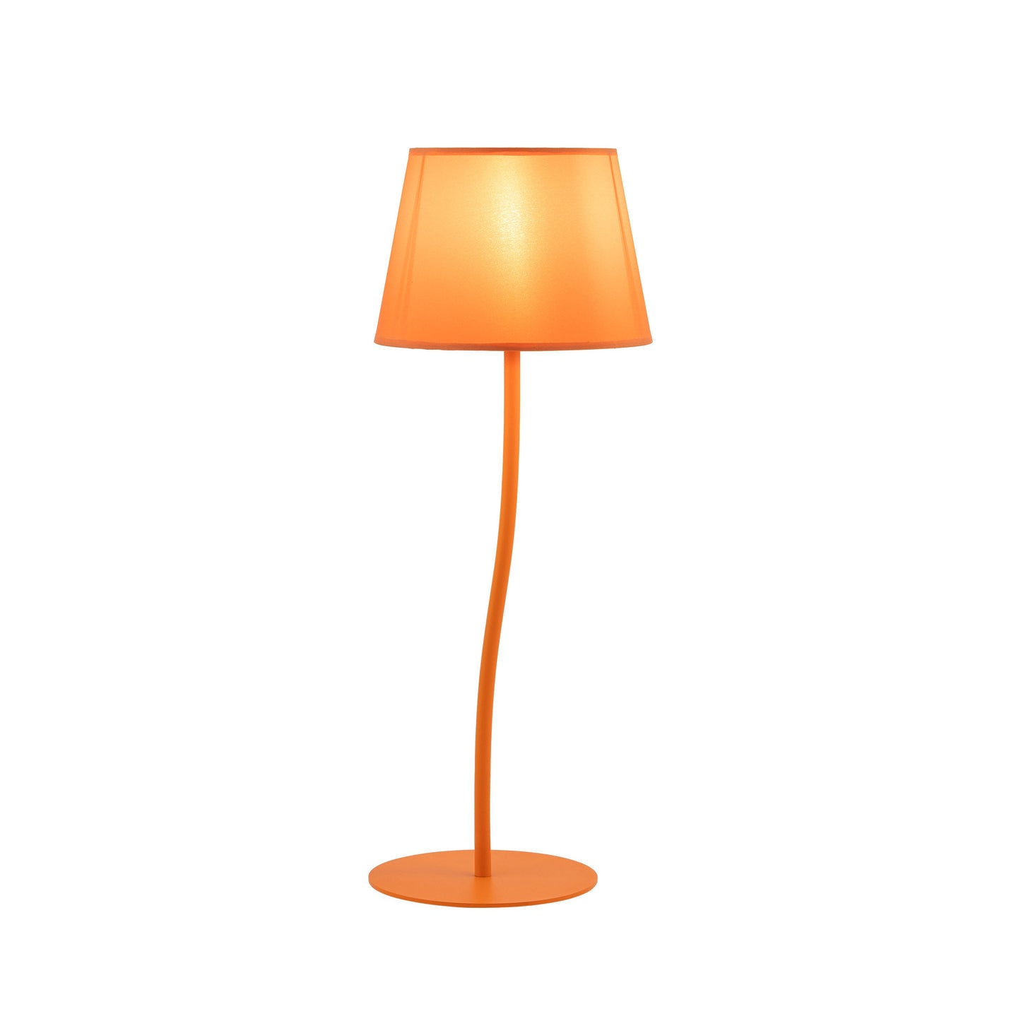 NICOLA Orange Mid-Century Modern Night Lamp