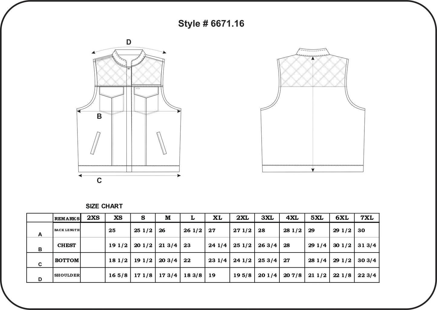 Open Road Men's Upside Leather with Orange Stitched Diamonds Vest