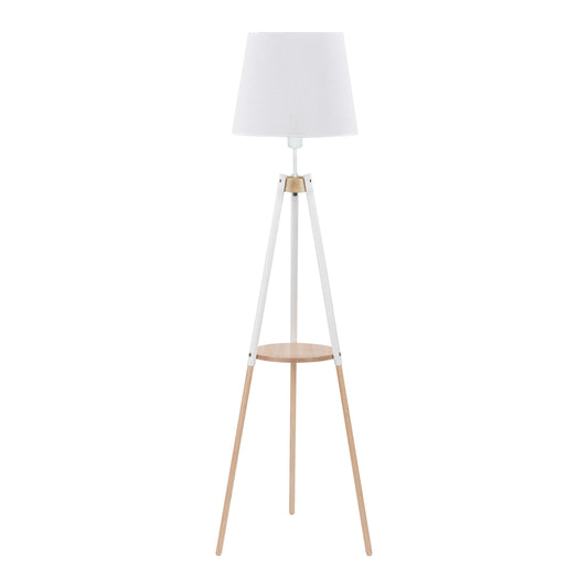 VAIO White Tray Table Floor Lamp