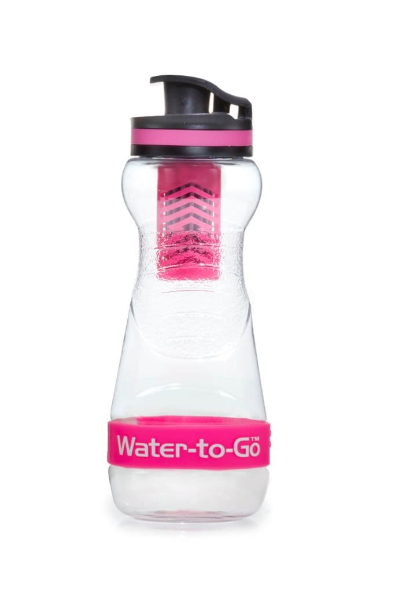 WatertoGo 50cL Water Purification Filter Bottle Removes Contaminants by 99.9%