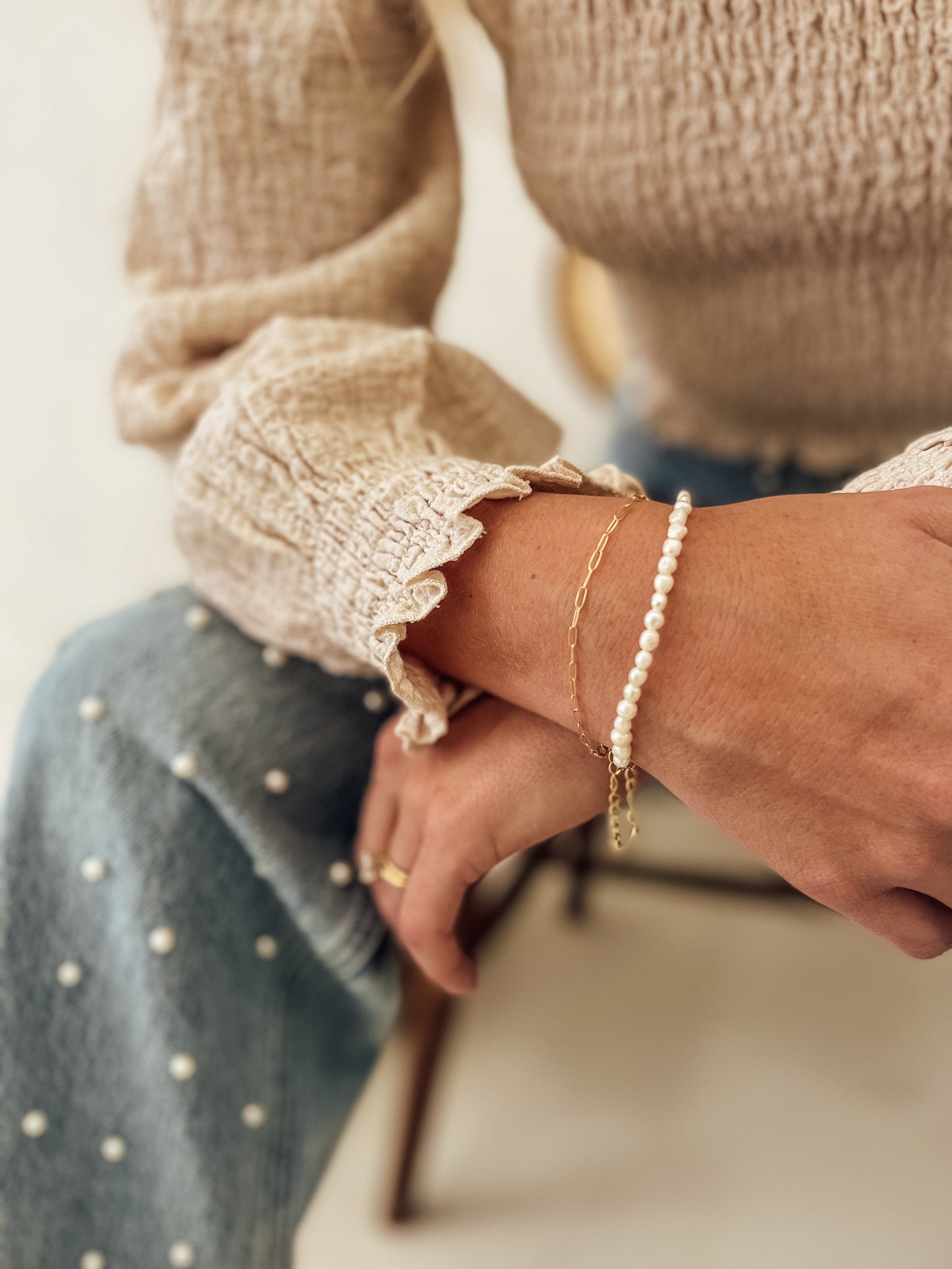 The Willow Paperclip Chain Bracelet