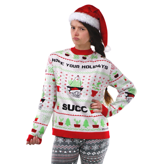 HOPE YOUR HOLIDAYS SUCC - Ugly Plantmas Sweater