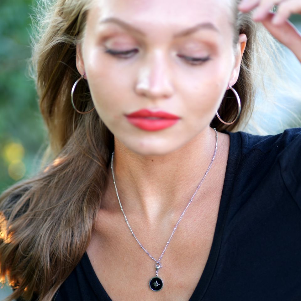 KAILA: Star Symbol Charm Silver