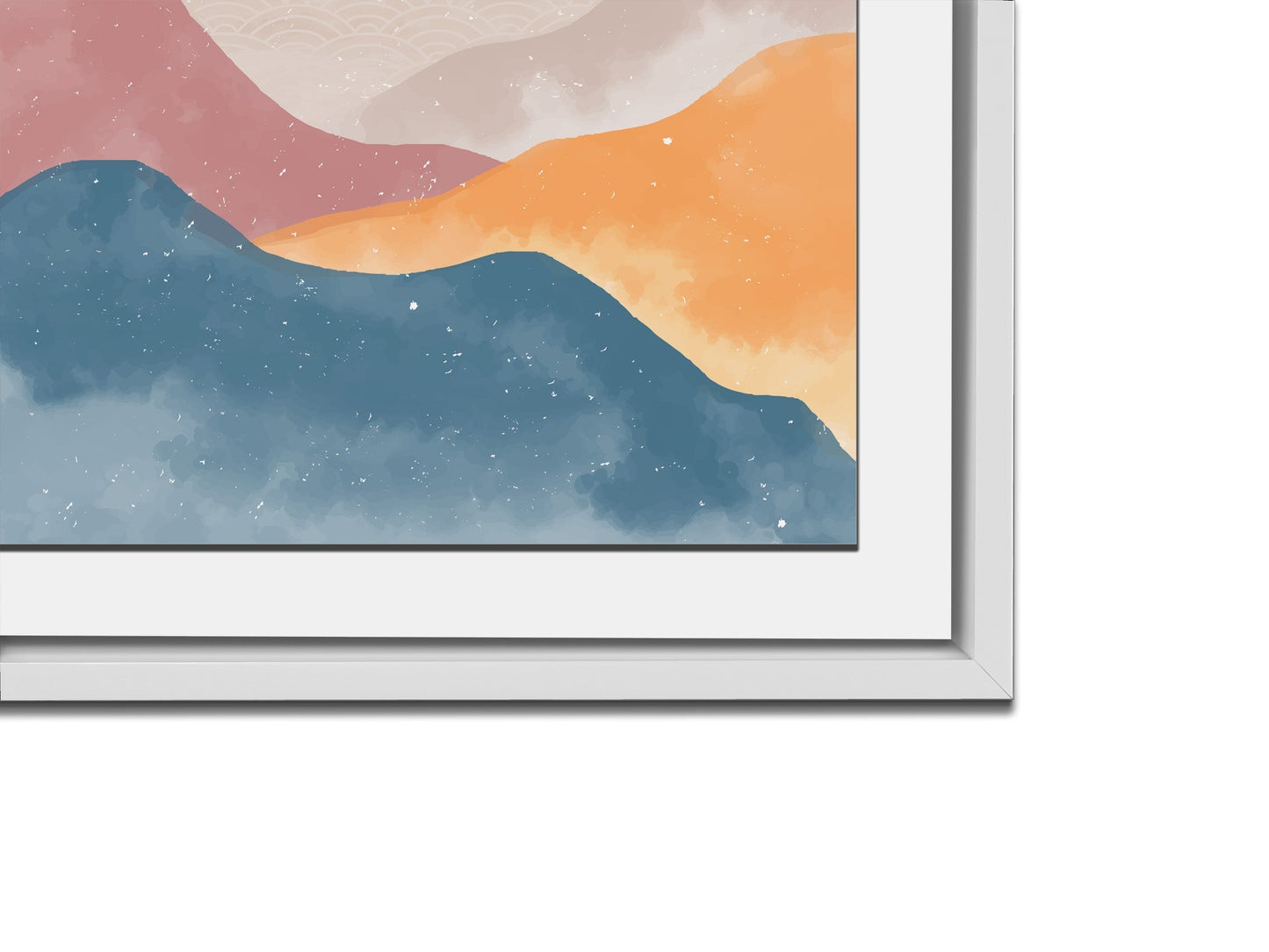 Wall Art 4 Scene Landscape Canvas - Abstract minimalism art- Large Wall Decor-RGB varnish