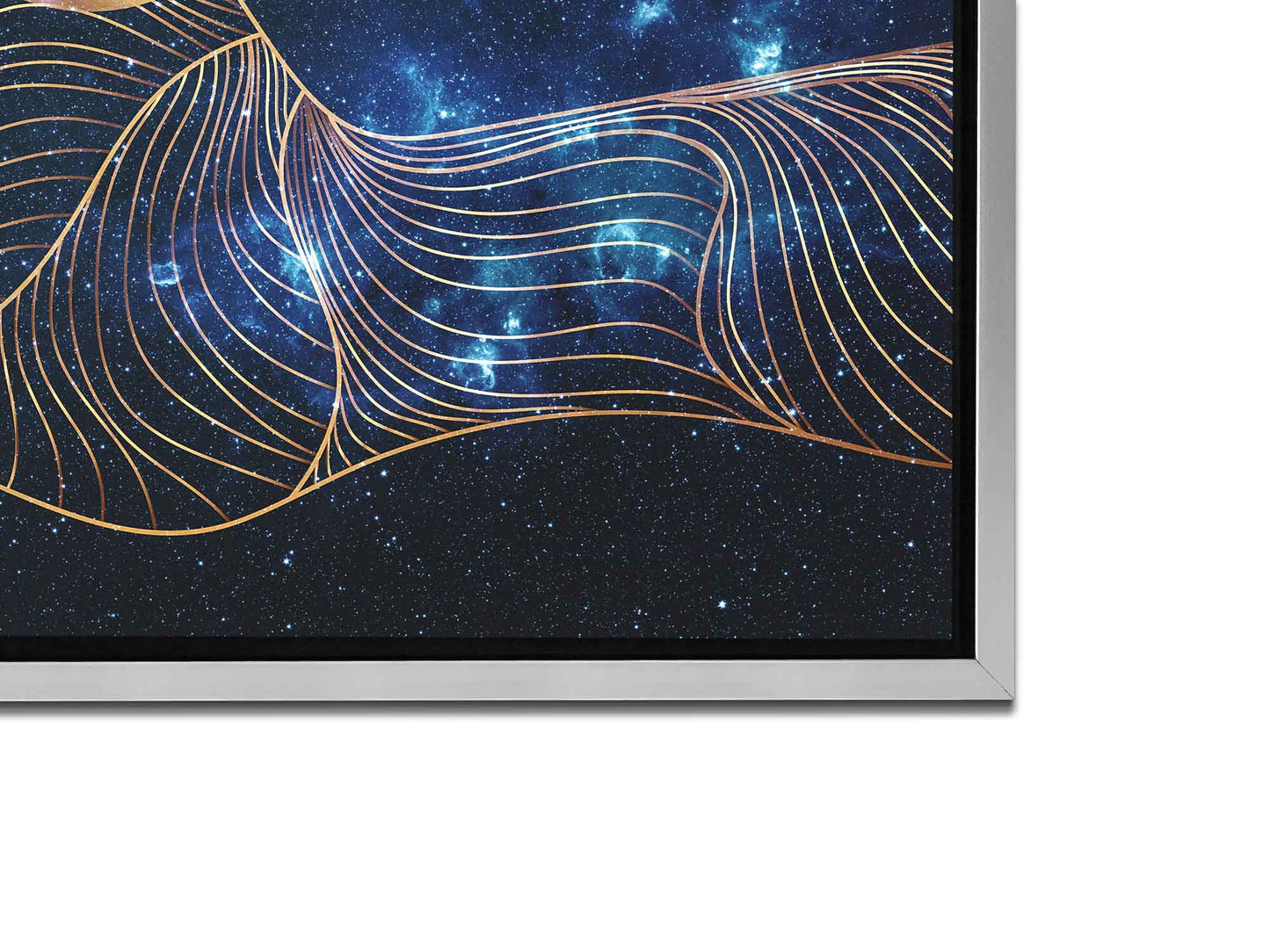 Canvas Print-Abstract Earth Composition-Gold varnish-Wall art