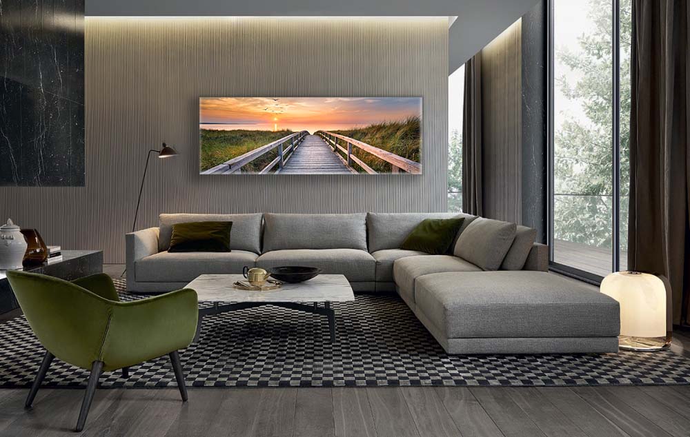 Canvas Print-Beach Walk-Wall Art