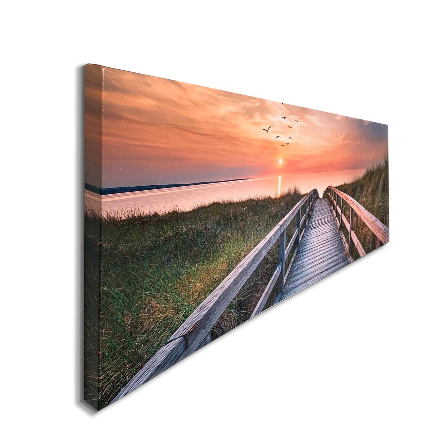 Canvas Print-Beach Walk-Wall Art