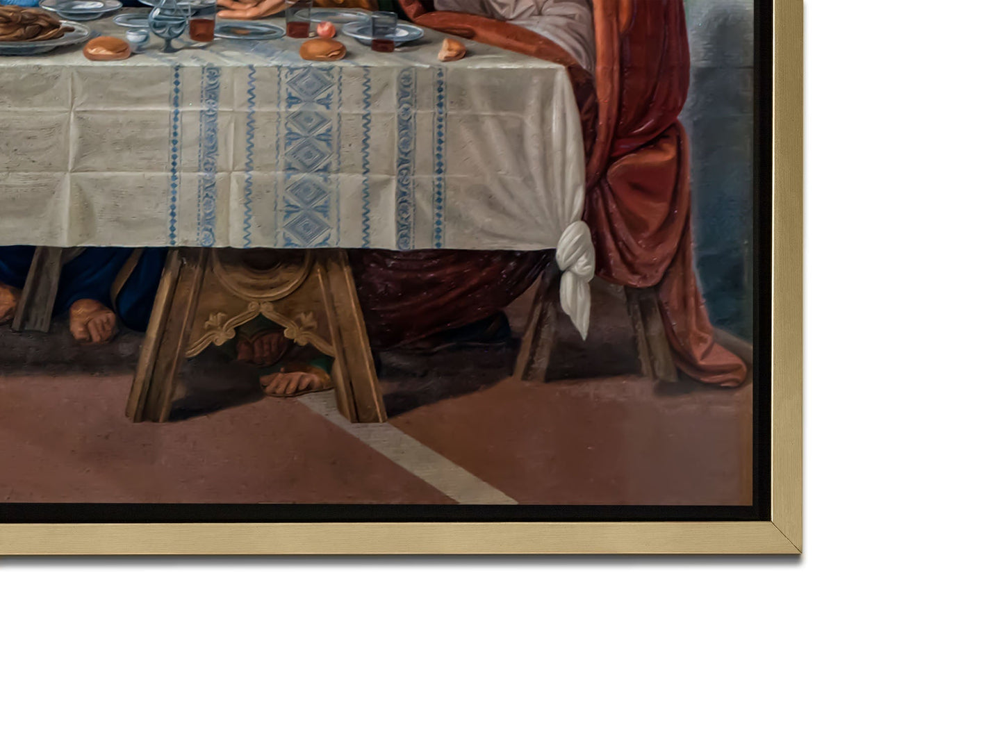 Last Supper Canvas- Wall Art- RGB varnish Canvas Print