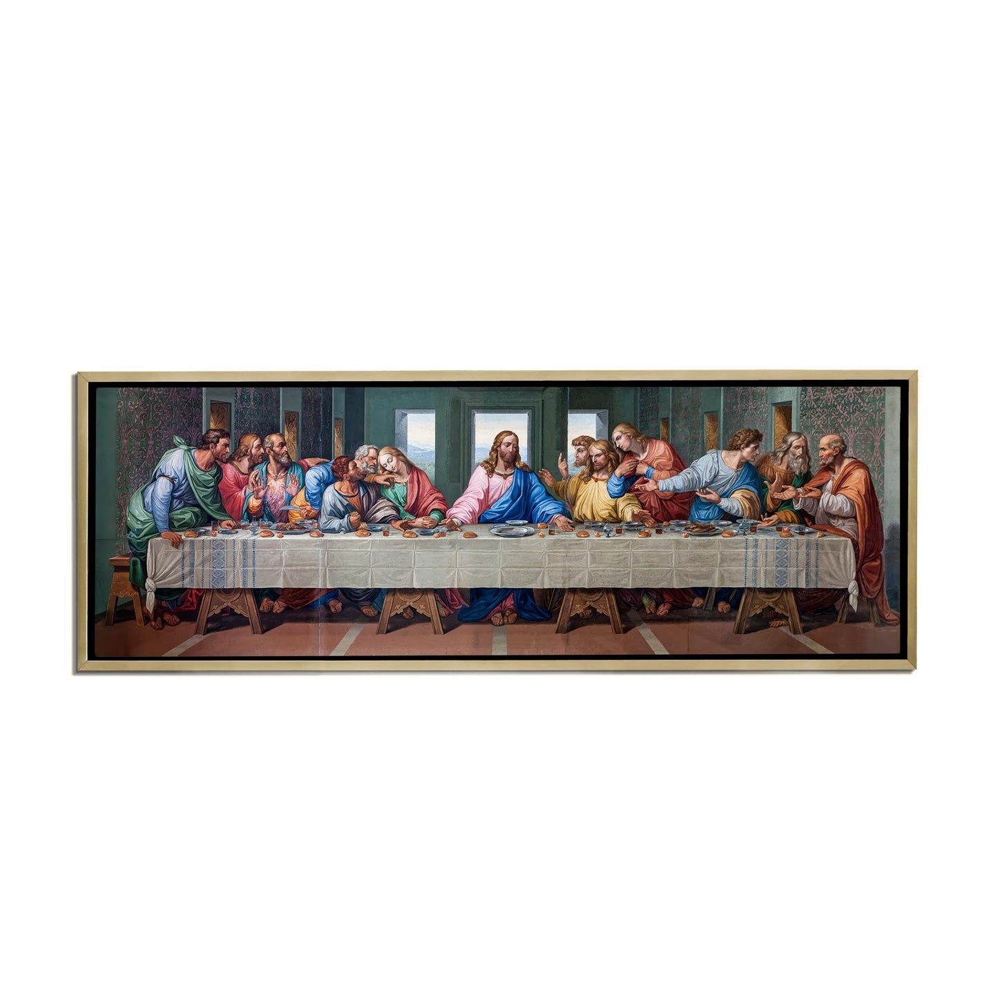 Last Supper Canvas- Wall Art- RGB varnish Canvas Print