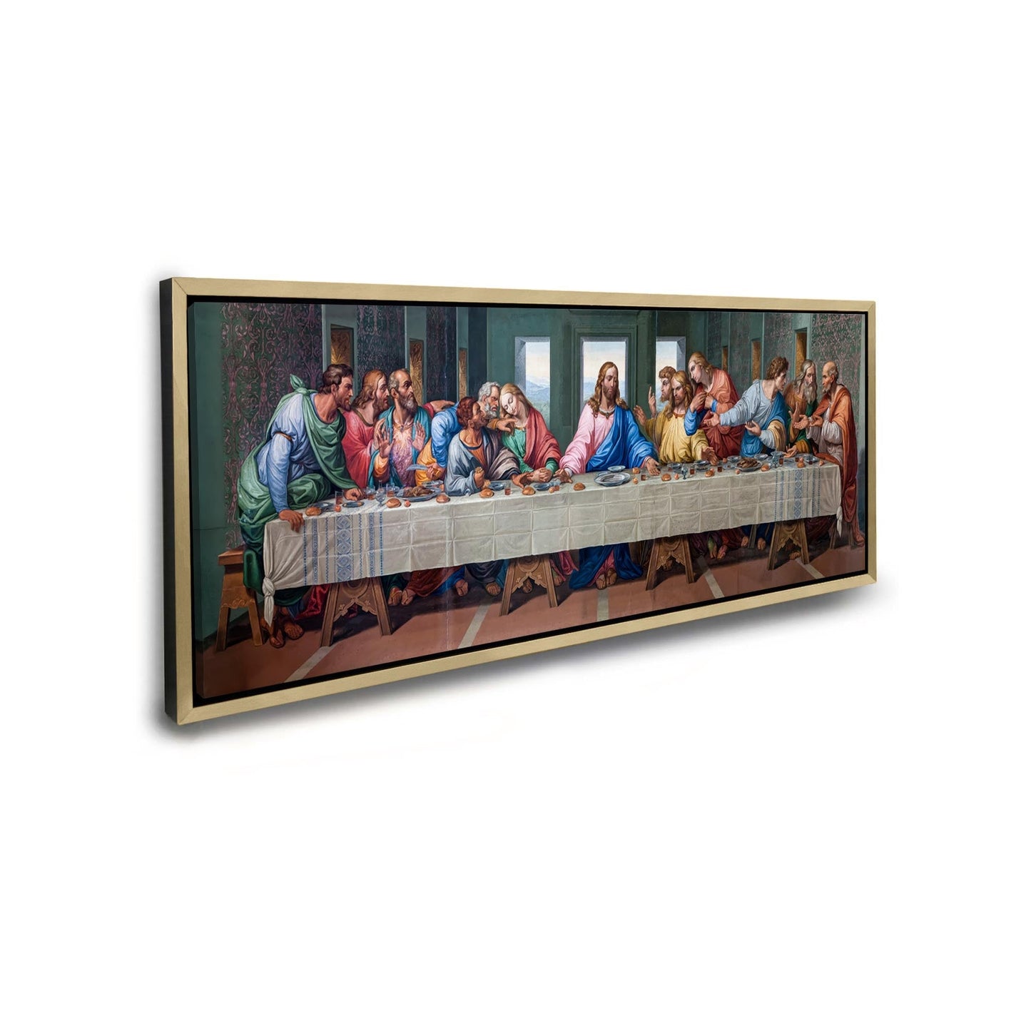 Last Supper Canvas- Wall Art- RGB varnish Canvas Print