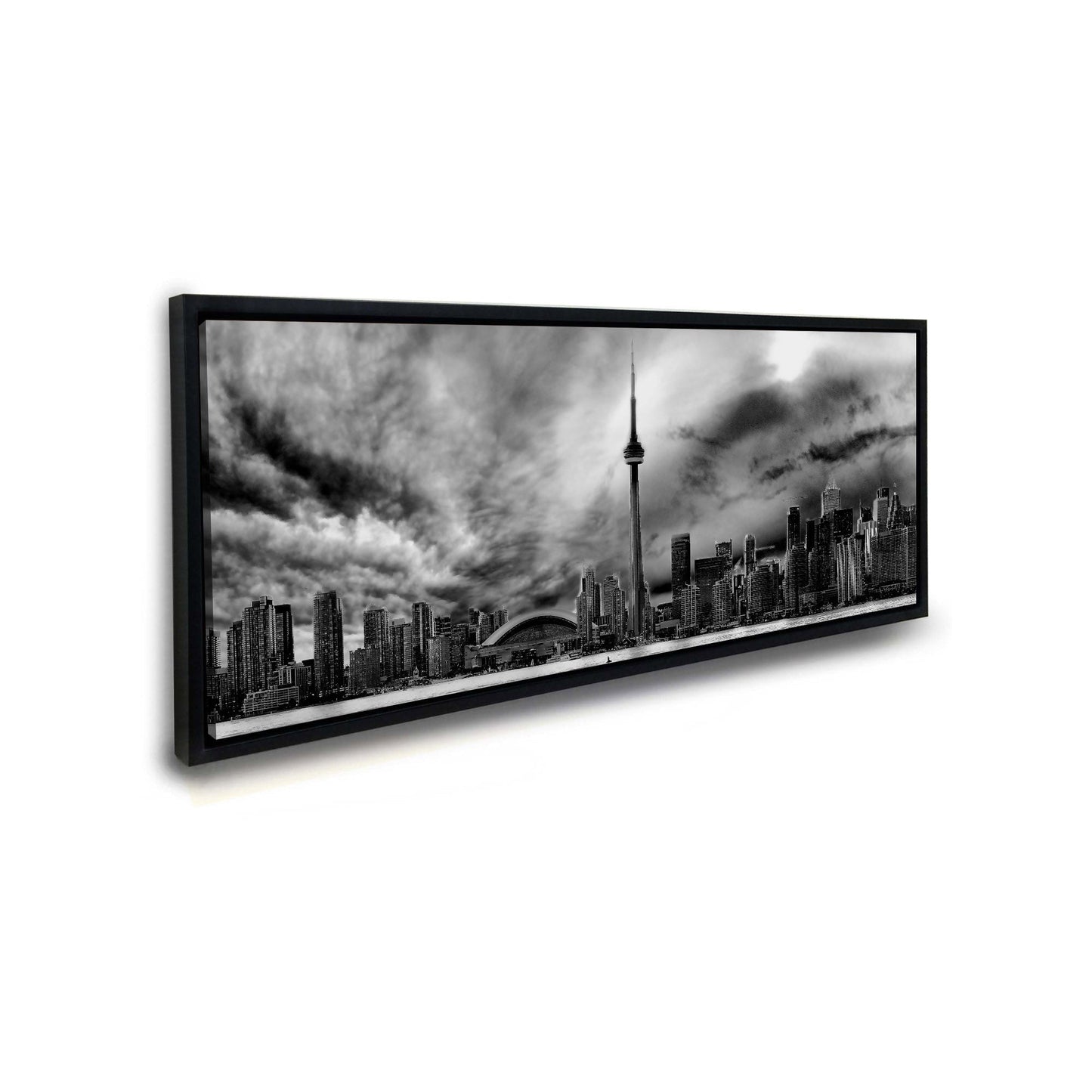 Toronto Ominous Clouds Skyline - Canvas Wall Decor