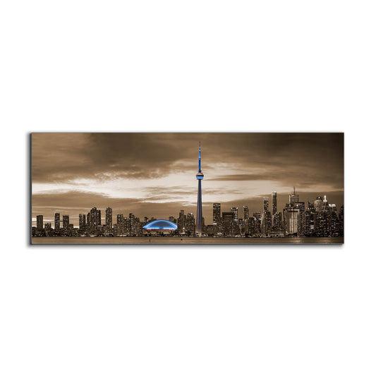 Wall Art-Toronto In Sepia-Cities Skylines