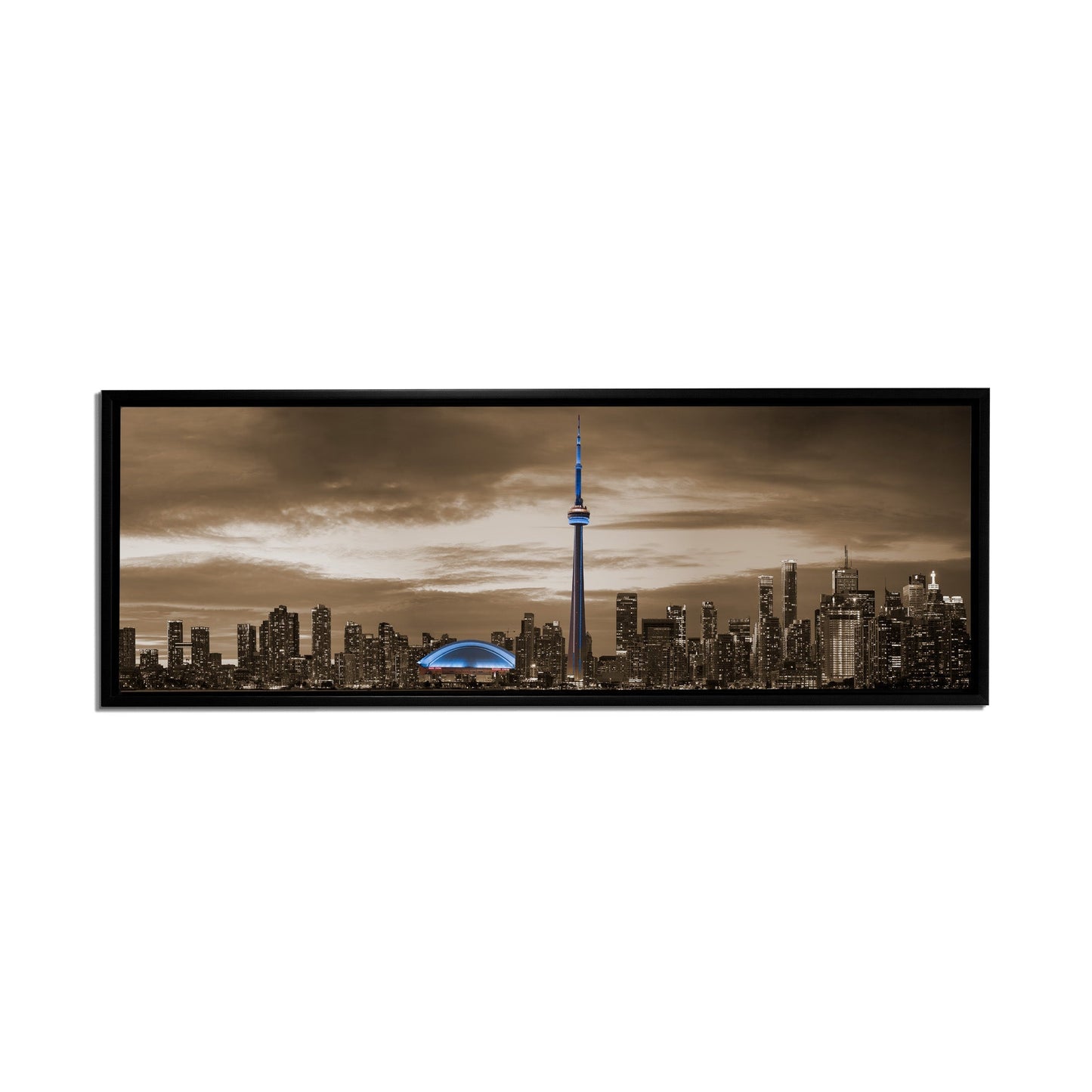 Wall Art-Toronto In Sepia-Cities Skylines