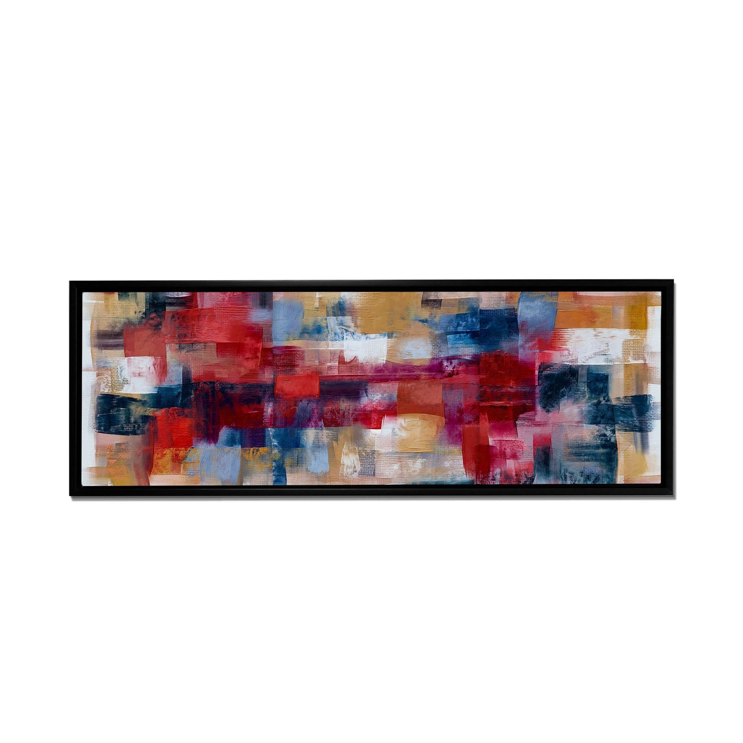 Wall Art Burgoyne Abstract brushwork weaving-Large Canvas Wall art- Fine Art- RGB varnish