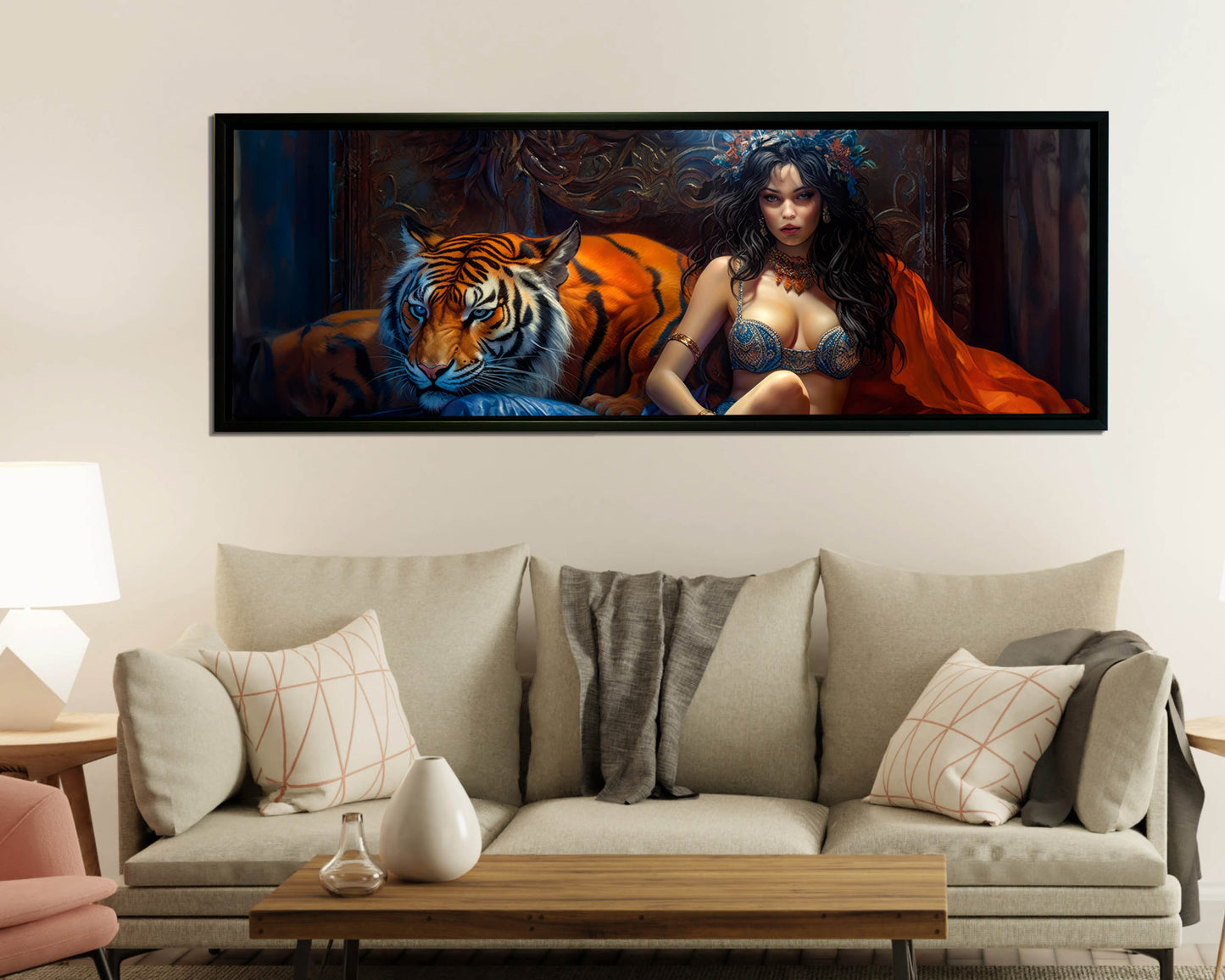 Wall Art-Tiger tamer-Fine Art Canvas