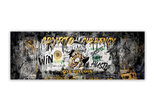 Wall art-Bitcoin Pop art-Canvas Printed