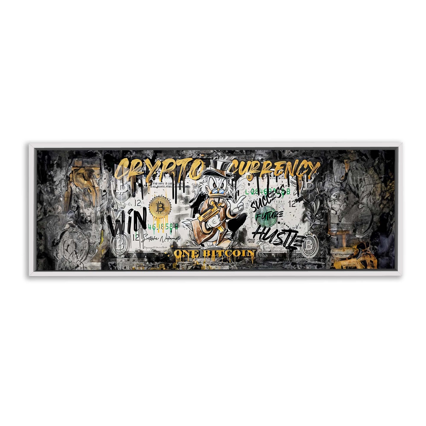 Wall art-Bitcoin Pop art-Canvas Printed