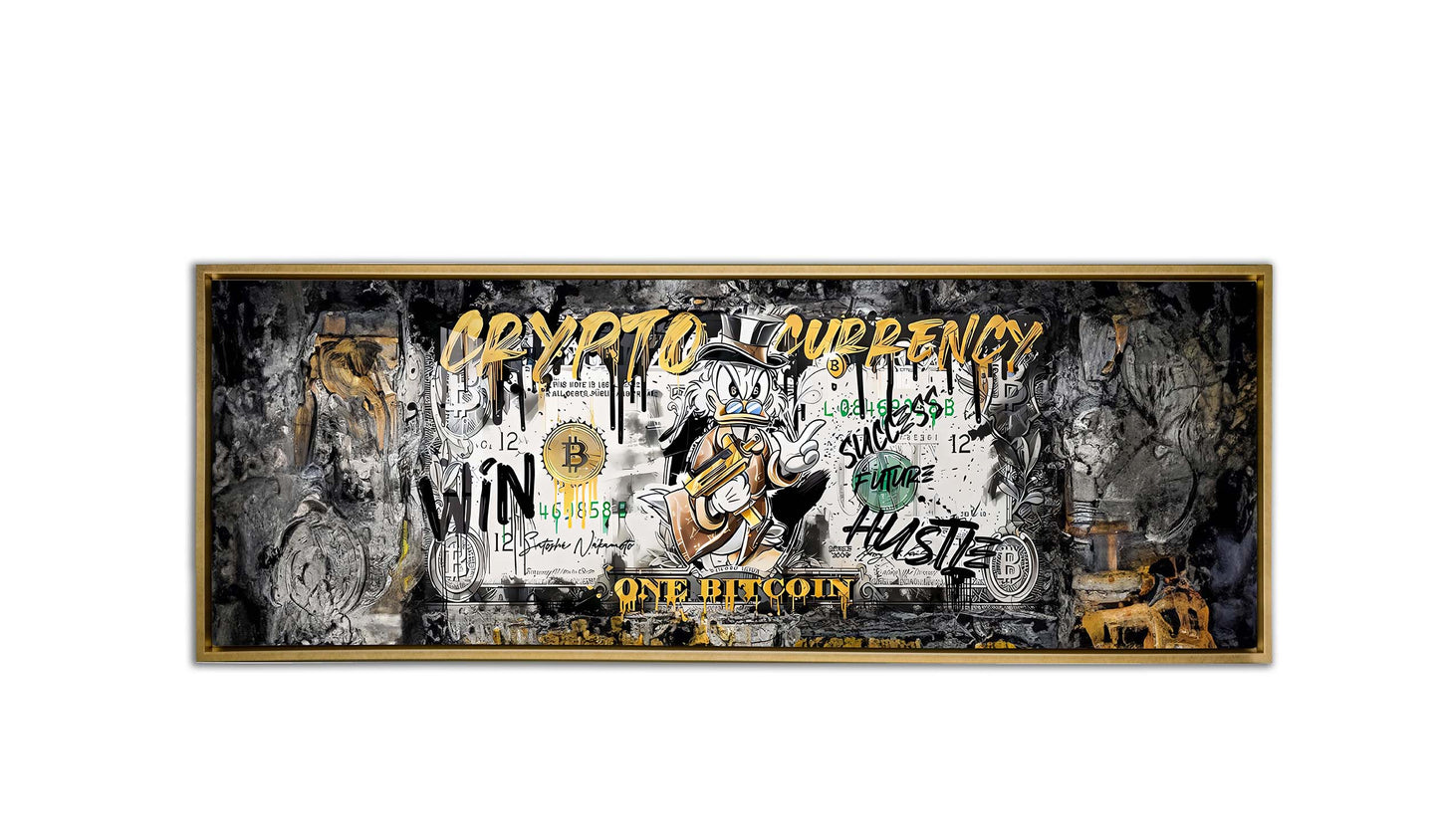 Wall art-Bitcoin Pop art-Canvas Printed