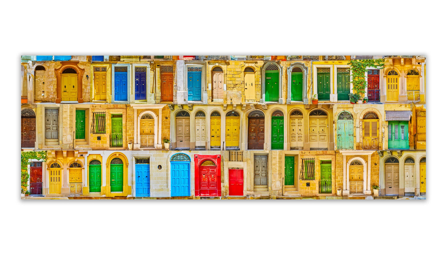 Maltese Doors Canvas - Abstract minimalism art- Large Wall Decor