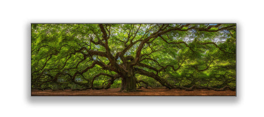 Wall Art Angel Tree 72" x 24" Canvas Print