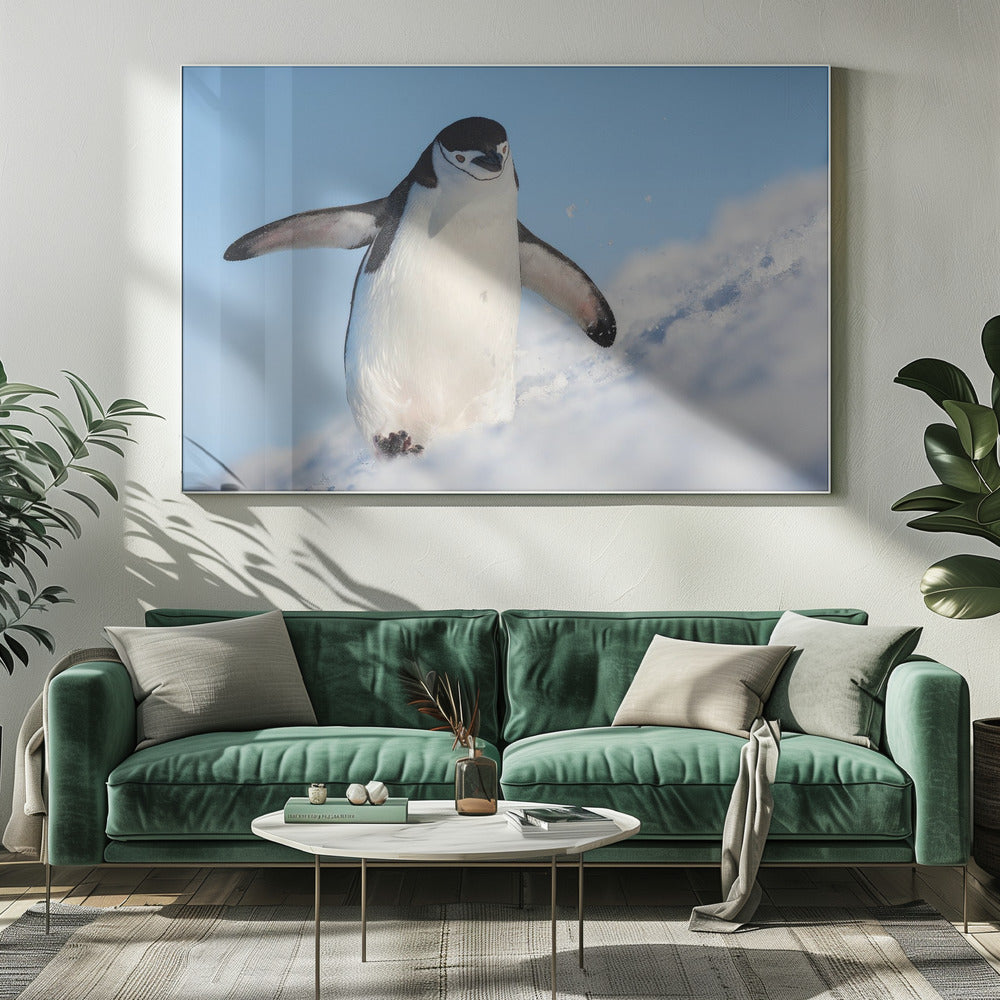 Wall art Running up that hill