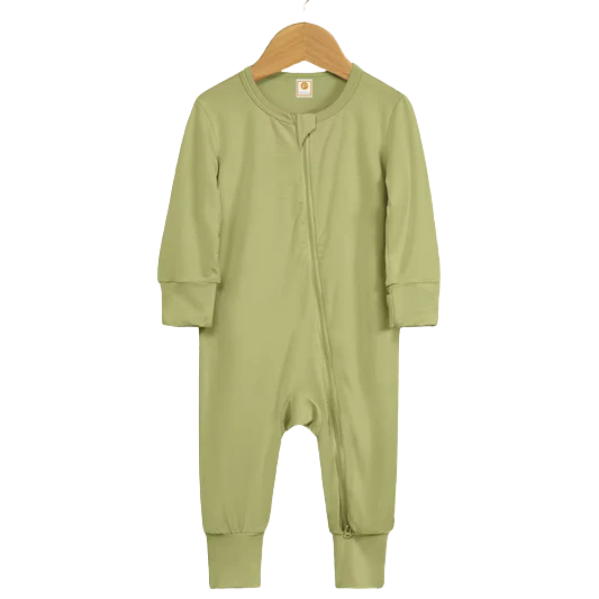 Moss - Long Sleeve Bamboo Sleep + Play Romper