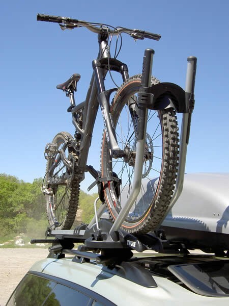 Thule 597 Super G Premium Upright Rooftop Bike Carrier