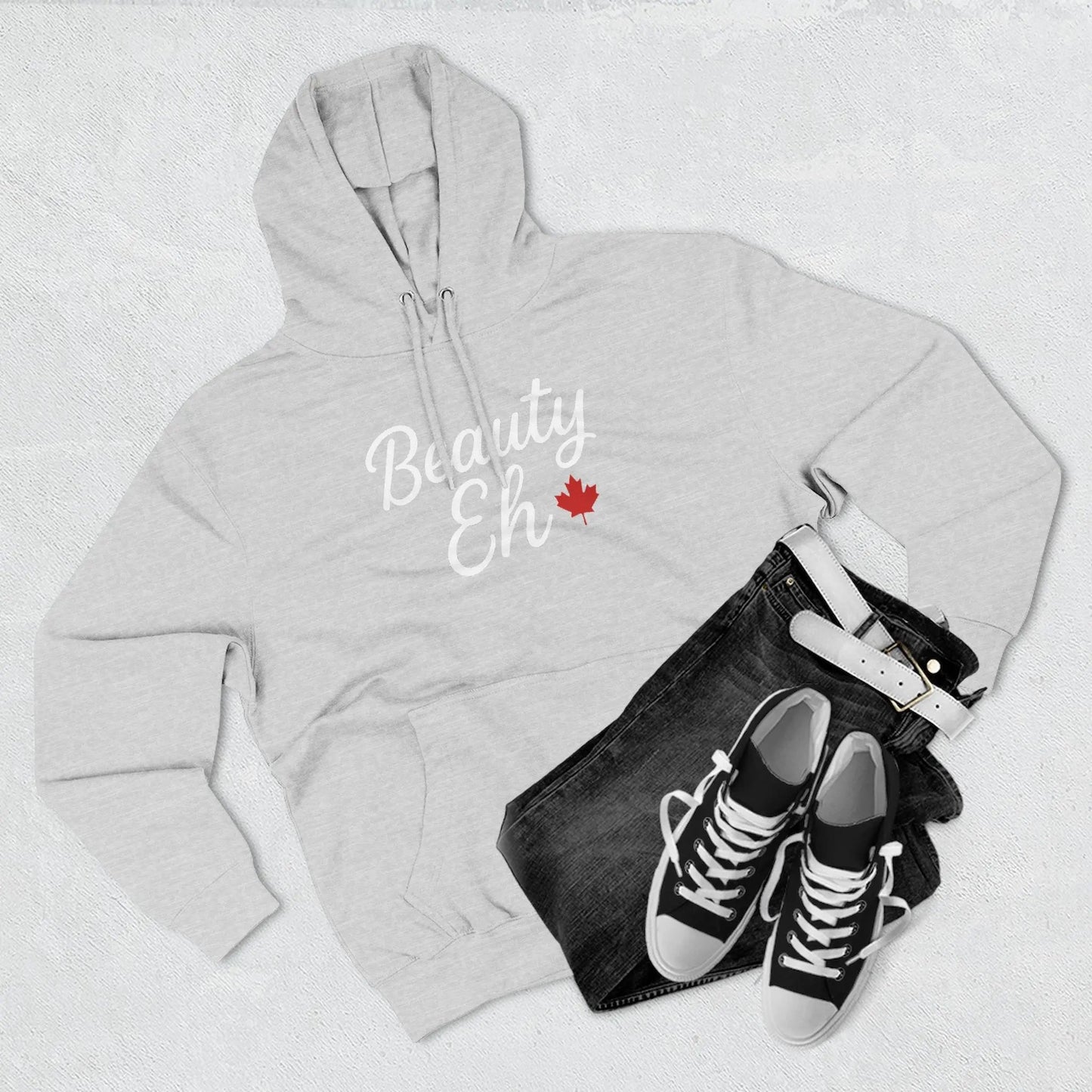 Maple Stick Fleece Hoodie – Canadian Beauty Eh Pullover