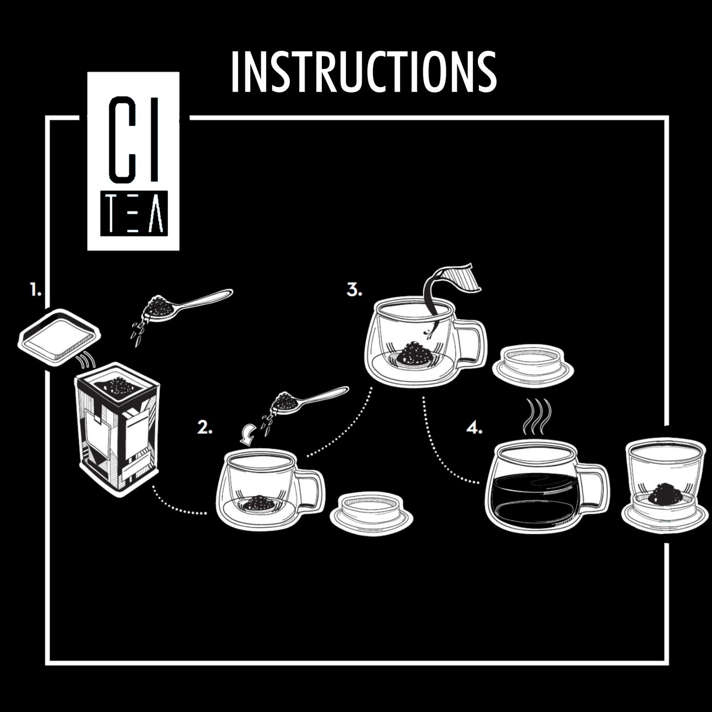Infusion Glass Tea Cup with Infuser for Loose Tea