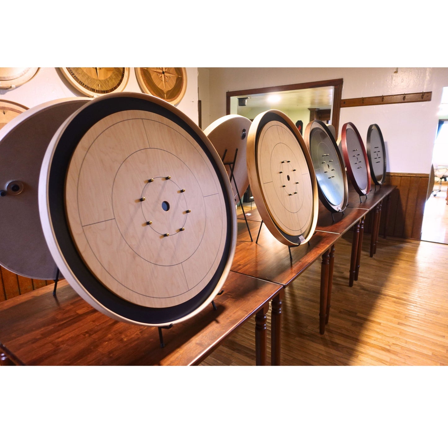 The Royal Navy Board by Crokinole Canada - Tournament Board Game Set - Meets NCA Standards