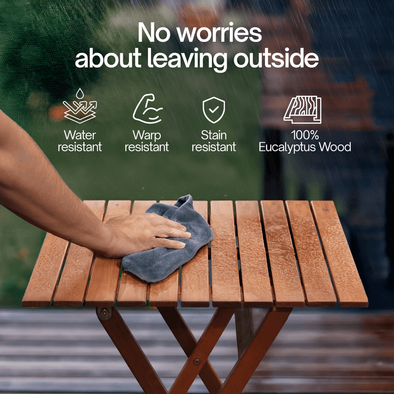 Foldable Bistro Table and Chairs Set