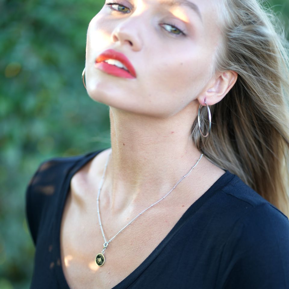 KAILA: Star Symbol Charm Silver