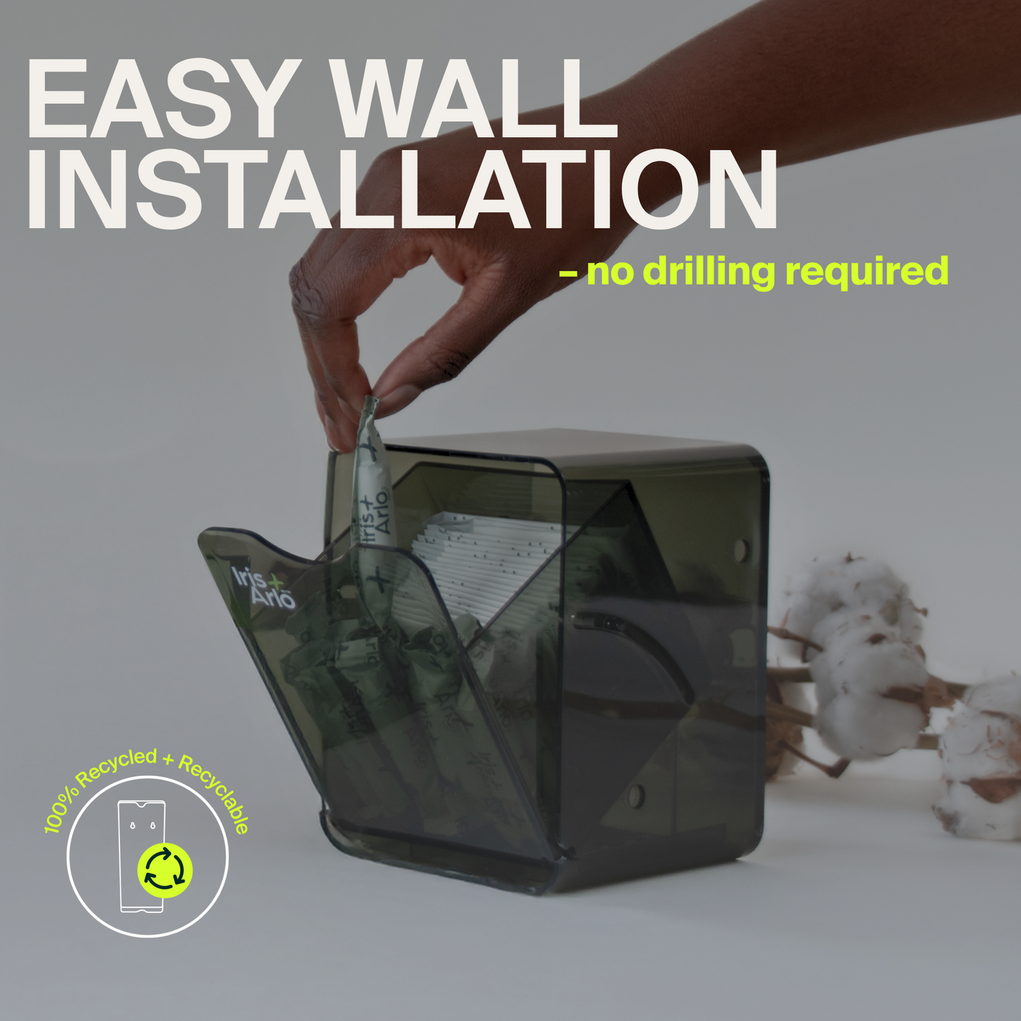 Recycled Plexiglass Cabin Dispenser - Small