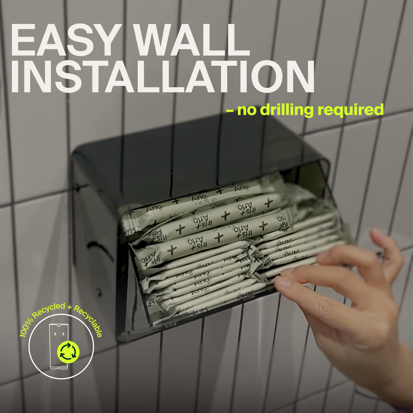 Recycled Plexiglass Cabin Dispenser - Large