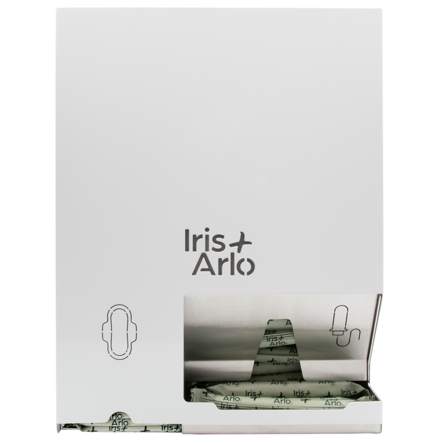 Wall-Mounted Steel Dispenser - Regular Pads & Tampons