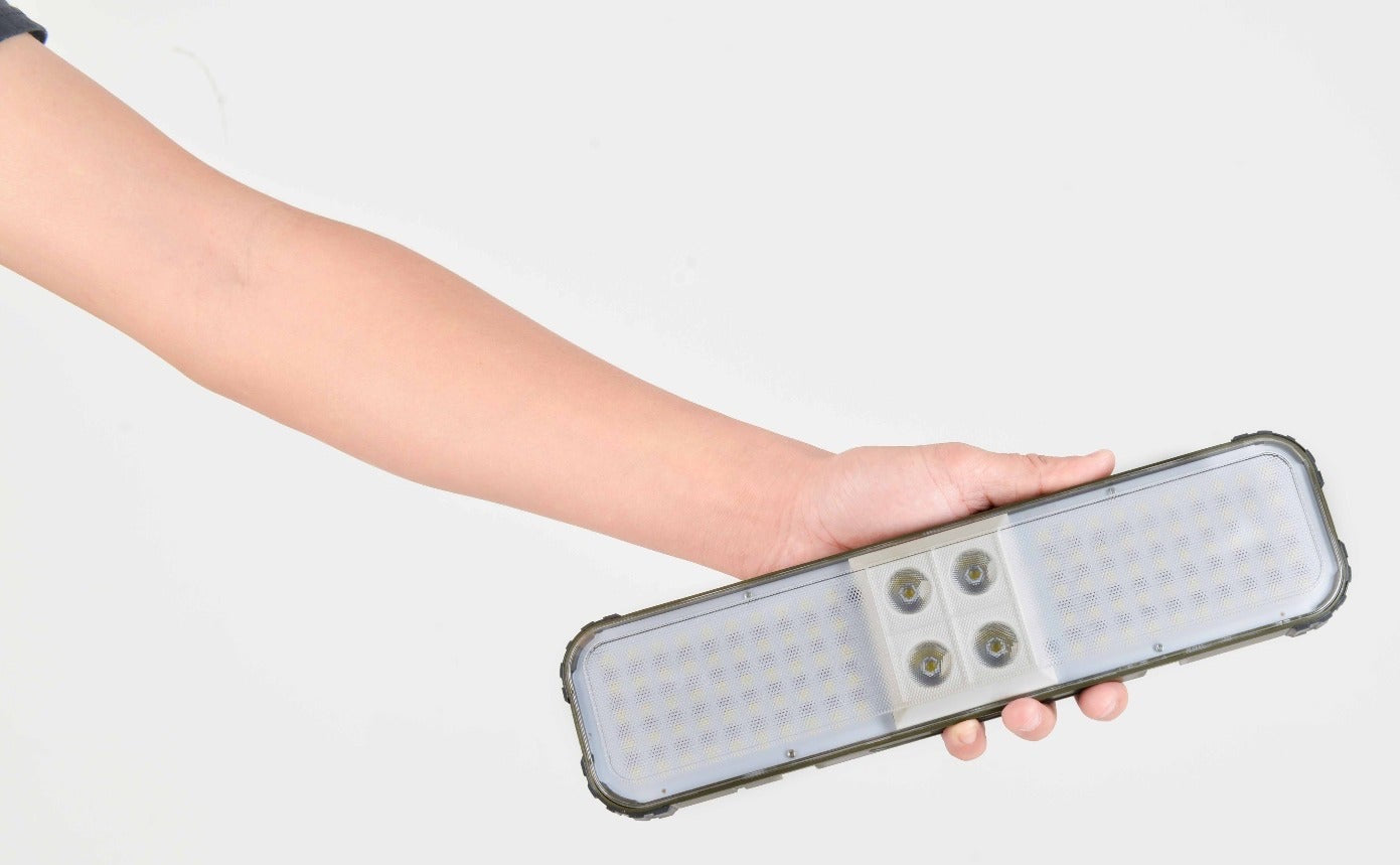 TRU De-LIGHT WORK&PLAY AT NIGHT Multi-Configuration, Solar, LED High Lumen, Flood-Light (3450 Lumen Total)