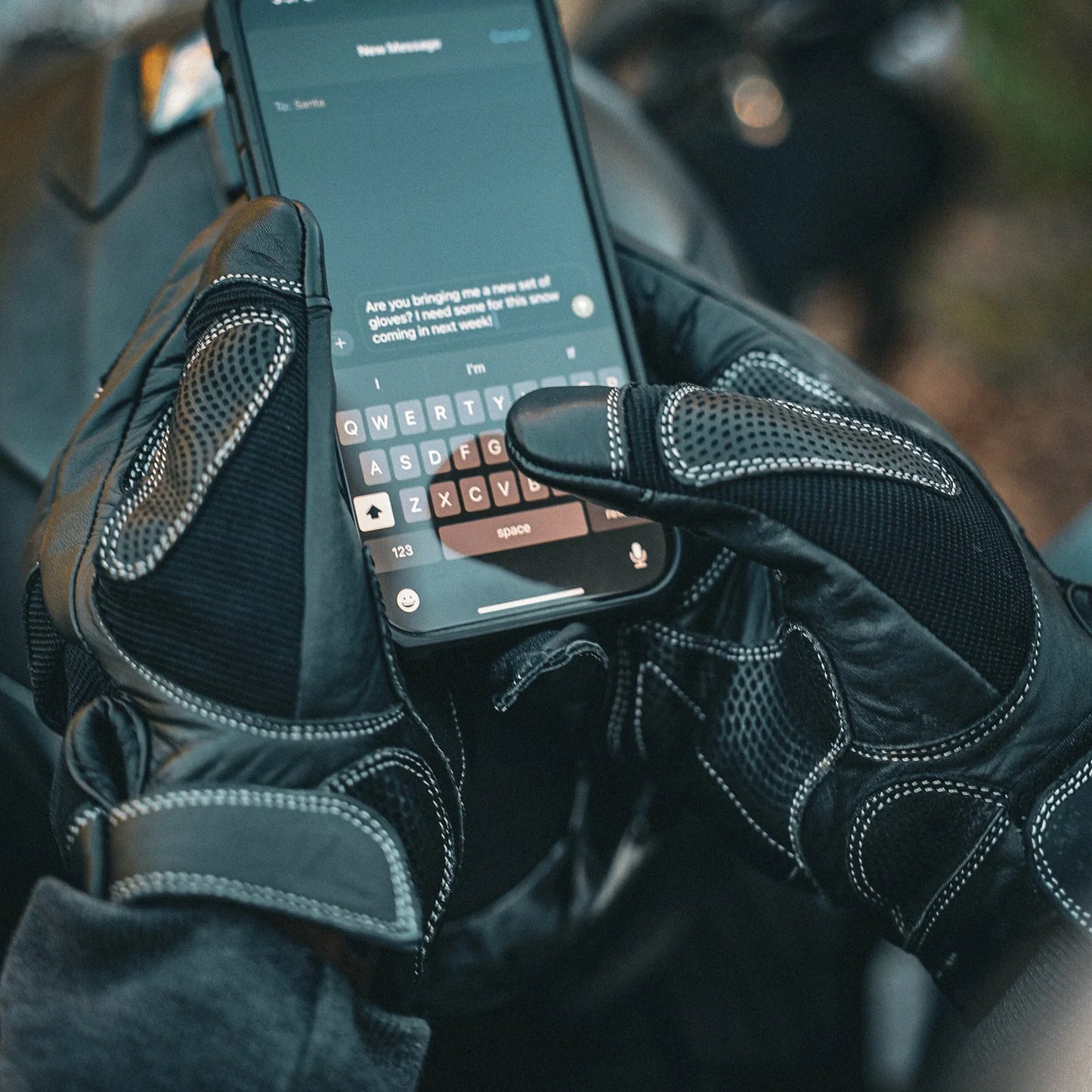 Open Road Hard Knuckle Motorcycle Gloves