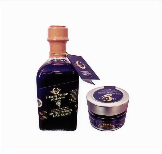 Gourmet Balsamic Set : Aged Balsamic Vinegar (up to 8 yrs), Modena IGP & Pearls