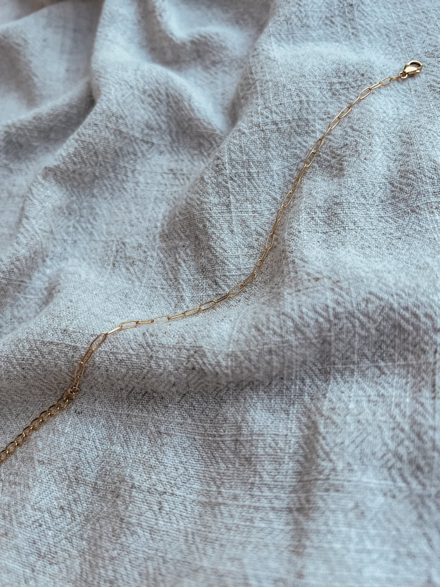 The Willow Paperclip Chain Bracelet