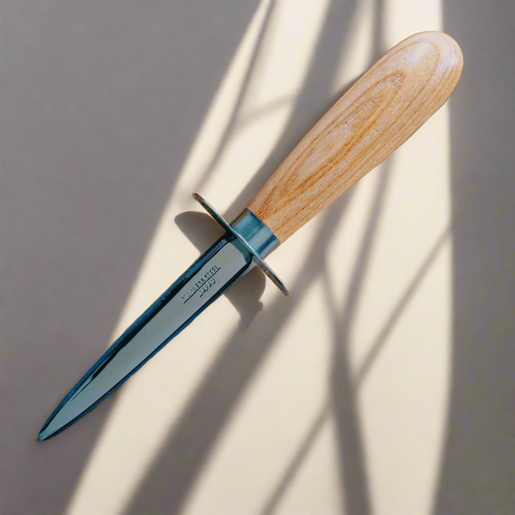 Ginza Steel | Oyster Knife Stainless Steel Wood handle 205mm